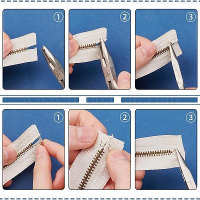 Бегунки молнии из цинкового сплава и молния в верхней части заглушки&nbsp;FIND-PH0021-82-1