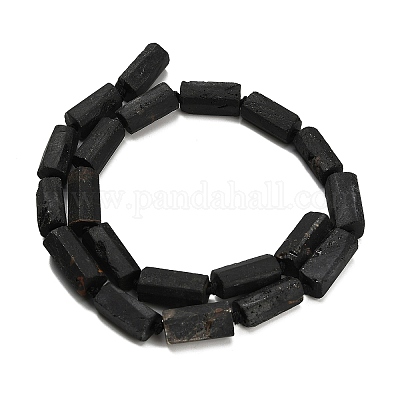 Натуральный черный турмалин бисер нитей&nbsp;G-F716-01-B02-1