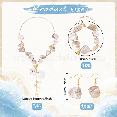 Комплект из ожерелий&nbsp;SJEW-PH01393-01-1