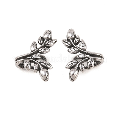 Серьги-гвоздики из нержавеющей стали 316&nbsp;AJEW-C044-09AS-1