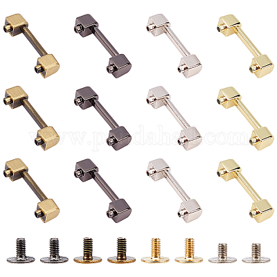 12 комплект пряжек для крепления сумки из цинкового сплава 4 цветов&nbsp;FIND-WR0004-10-1