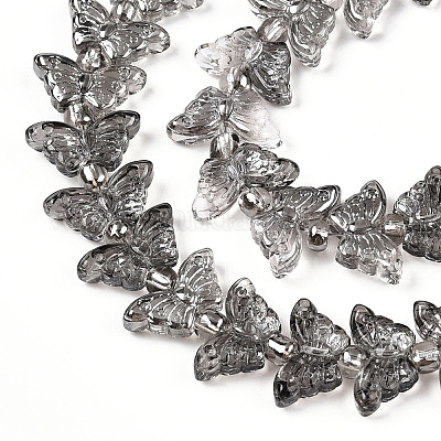 Стеклянные бусины с гальваническим покрытием &nbsp;EGLA-N012-04D-1