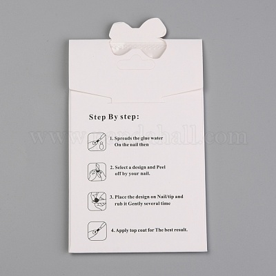 Цветок пластиковые кабошоны гвоздь MRMJ-I001-03G-1