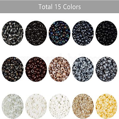 8/0 стакан бисер&nbsp;SEED-NB0001-12A-3mm-1