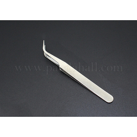 Пинцет из нержавеющей стали 410 с изогнутым кончиком MRMJ-R090-TS-15-1