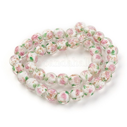 Ручной золотой песок бусины бисер нитей LAMP-P051-D06-1