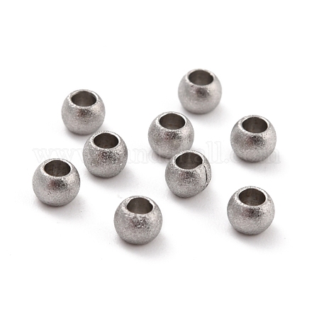 Бусины из нержавеющей стали 201 STAS-STAS-Z039-02M-P-1
