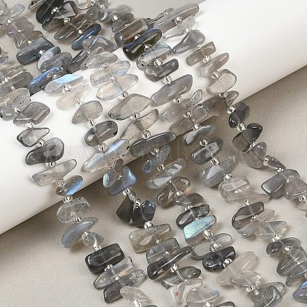 Природные лабрадорита бисер нитей&nbsp;G-C273-B01-1