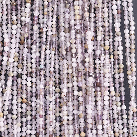 Натуральный фиолетовый рутилированный кварц&nbsp;LS-G-RM250104-D7-1