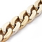 Handmade Plastic Curb Chains, with CCB Plastic Linking Ring, Golden, Link: 30x21x6mm, about 39.37 inch(1m)/strand