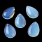 Opalite Pendants, Teardrop Charms, 30.5x20x6mm, Hole: 1mm