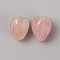 Opaque Resin Flower Rose Beads, with Synthetic Shell, PeachPuff, 8.5x7mm, Hole: 1.2mm