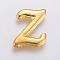 Alloy Cabochons, Letter, Golden, Letter.Z, Z: 8x7x1mm