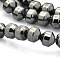 Magnetic Synthetic Hematite Beads Strands, Black, 6x6mm, Hole: 1mm, about 63pcs/strand, 15.7 inch