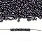 TOHO Demi Round Seed Beads, Japanese Seed Beads, Metallic Colours, (90) Metallic Amethyst Gun Metal, 11/0, 2.2x0.9mm, about 78000pcs/pound(450g)