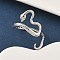 304 Stainless Steel Open Cuff Rings for Women, Snake, Stainless Steel Color, 2.5~23mm wide, Inner Diameter: 18.4mm