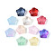 Baking Paint Transparent Glass Beads, Star, Mixed Color, 14.5x15~15.5x8.5~9mm, Hole: 1.2~1.3mm