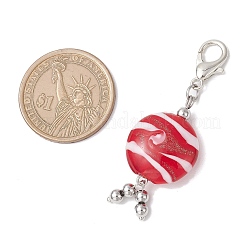 Плоский круглый подвесной светильник ручной работы&nbsp;HJEW-JM03811