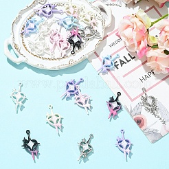 7 шт. подвески из сплава 7 цветов с кубическим цирконием&nbsp;FIND-YW0011-01