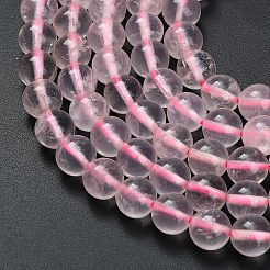 Природного розового кварца нитей бисера&nbsp;G-G305-A04-8mm