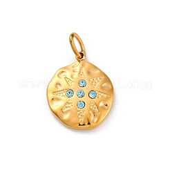 Подвески из нержавеющей стали 304 со стразами&nbsp;STAS-M110-24G