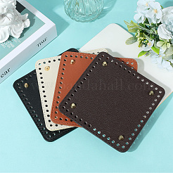 4 шт. 4-цветное дно сумки из искусственной кожи&nbsp;FIND-BBC0004-53