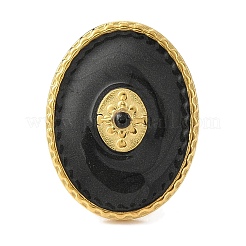 Ионное покрытие(ip) 304 нержавеющая сталь эмаль открытые манжеты кольца для женщин&nbsp;RJEW-F166-58G-03