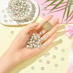 20 шт. подвески из сплава стекла с покрытием стойки&nbsp;FIND-YW0008-64A