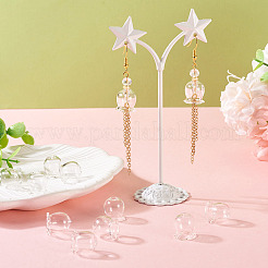 10 шт. стеклянные колпачки для изготовления колокольчиков&nbsp;GLAA-BY0001-05B