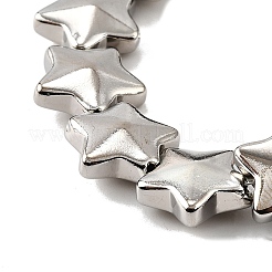 Стеклянные бусины с гальваническим покрытием &nbsp;EGLA-V001-03D