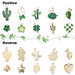 20шт 10 стиля подвески из сплава с эмалью&nbsp;ENAM-YW0004-21