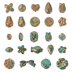 100 г 2 цвета непрозрачные акриловые бусины&nbsp;OACR-TA0003-30