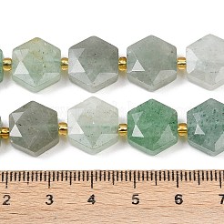 Естественный зеленый авантюрин бисер нитей&nbsp;G-G144-A04-01B