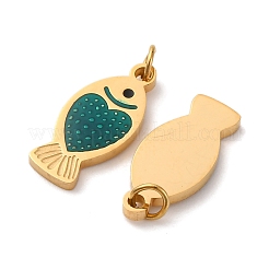 Подвески из нержавеющей стали 304 с эмалью&nbsp;STAS-U061-25G-A