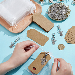 Брелки в виде ангела из сплава в тибетском стиле&nbsp;KEYC-PH01590