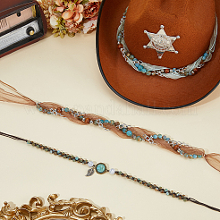 3 комплект из 3 стилей: сплав и полиэстер&nbsp;AJEW-GF0011-92