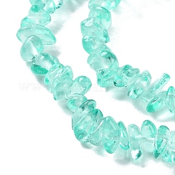 С напылением окрашенные прозрачные стеклянные бусинки&nbsp;GLAA-P060-01A-08