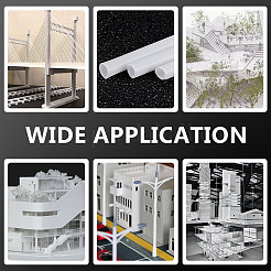 30 шт. круглая трубка из АБС-пластика&nbsp;KY-OC0001-44A