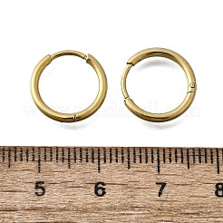 Круглые серьги-кольца из нержавеющей стали 304&nbsp;EJEW-V005-01G-01