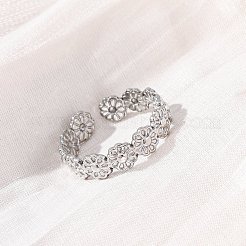 Кольцо-манжета из нержавеющей стали 304 для женщин&nbsp;LS-RJEW-Z083-01P