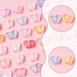 200 шт. прозрачные акриловые бусины градиентного цвета&nbsp;MACR-FS0002-02