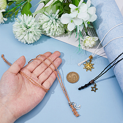 9шт. 3 набора ожерелий из вощеного полиэфирного шнура&nbsp;NJEW-HS00001