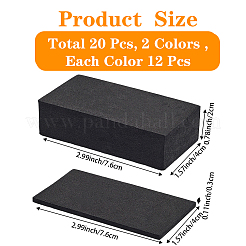 20шт 2 стиля eva защитные накладки&nbsp;AJEW-CN0004-84B