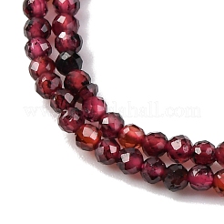 Гранат природный бисер нитей&nbsp;LS-G-RM241221-A18