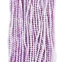 Антикоррозийные гальванические биконические стеклянные бусины&nbsp;X-EGLA-T021-4mm-16-01