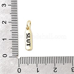 Латунь эмаль подвески&nbsp;KK-P338-01G-A01