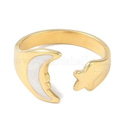 Кольца-манжеты из нержавеющей стали 304 с ионным покрытием (IP)&nbsp;RJEW-L107-082G-01