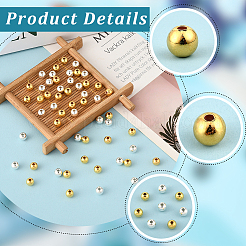 1200шт 2 цвета пластиковые бусины ccb&nbsp;CCB-PA0001-04C