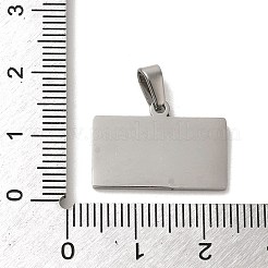 Не тускнеющие 304 нержавеющая сталь штампованные пустые бирки подвески&nbsp;STAS-B053-02P