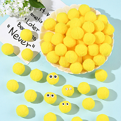 150шт полиэстеровый помпон-шар&nbsp;DIY-SC0031-33E